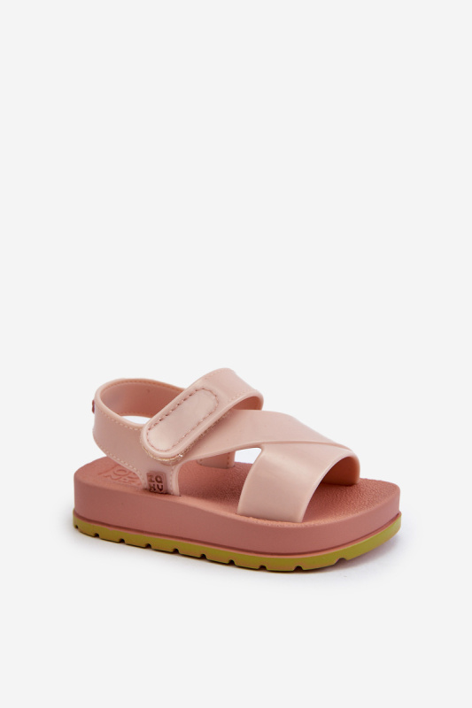 Dětské sandály na suchý zip Scented ZAXY Světle růžové Velikost: 22