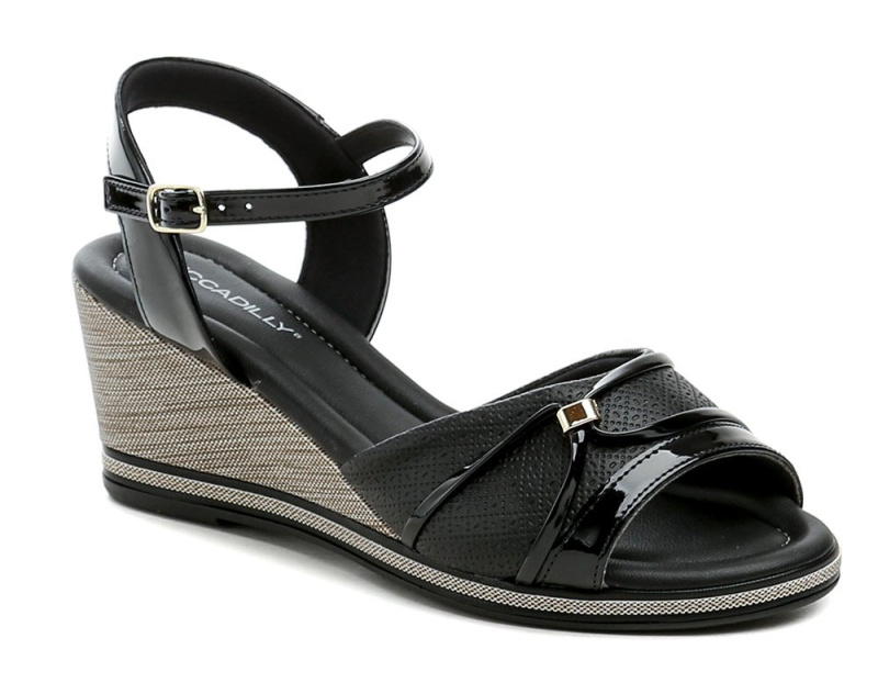 Piccadilly 408232-2 černé dámské sandály EUR 37