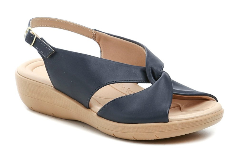 Piccadilly 239015-23 navy dámské sandály šíře H EUR 38