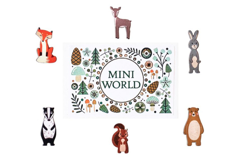BeWooden Mini svět - Lesní přátelé