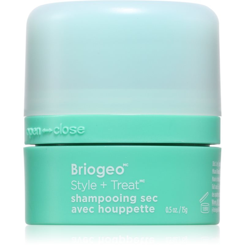 Briogeo Style + Treat suchý šampon pro tmavé vlasy 15 g