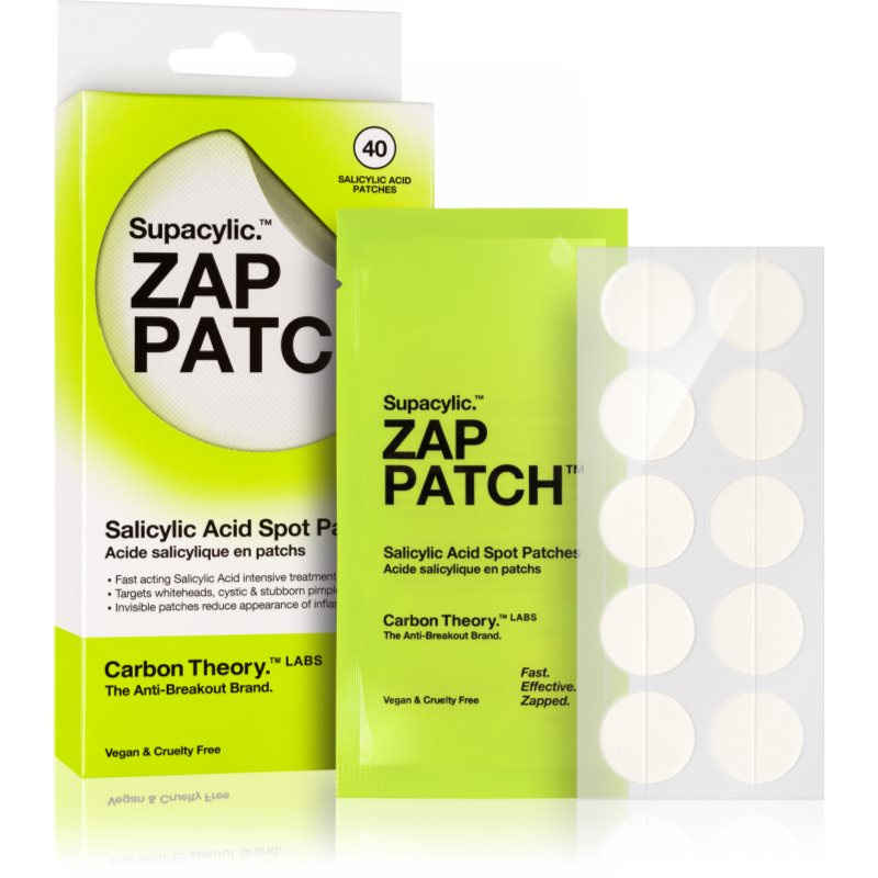 Carbon Theory Zap Patch náplasti na problematickou pleť proti akné 40 ks