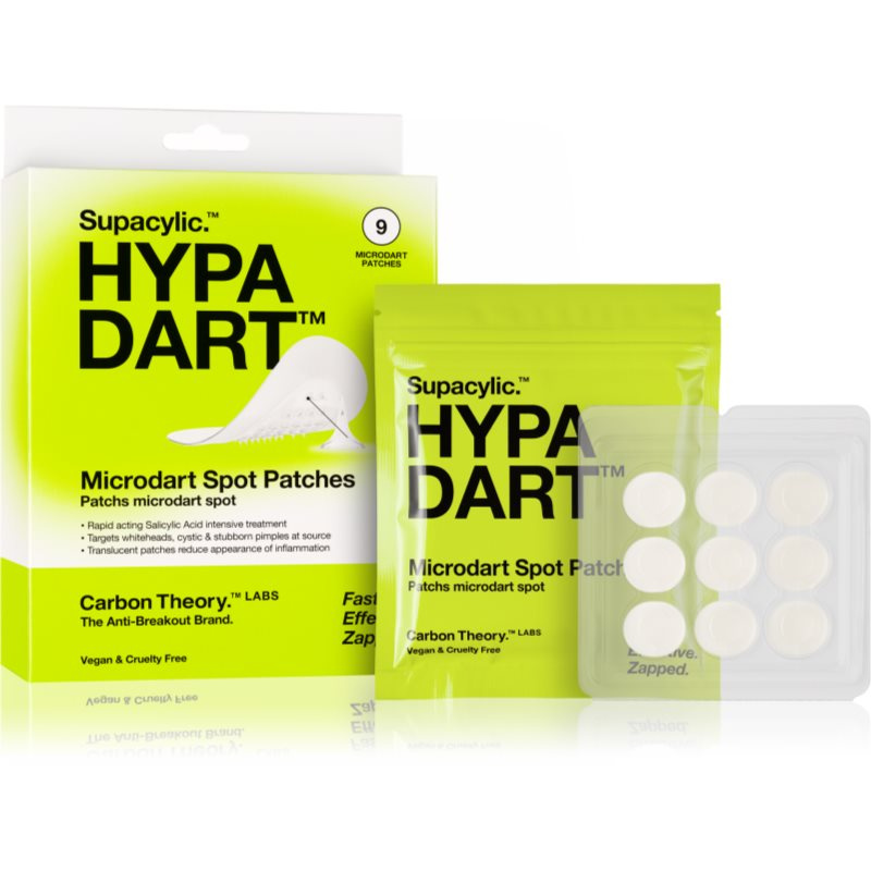 Carbon Theory Hypa Dart Microdart Spot Patches náplasti na problematickou pleť proti akné 9 ks