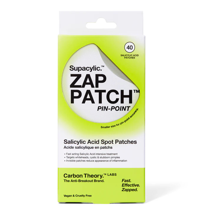 Carbon Theory Zap Patch Pin Point náplasti na problematickou pleť proti akné 40 ks