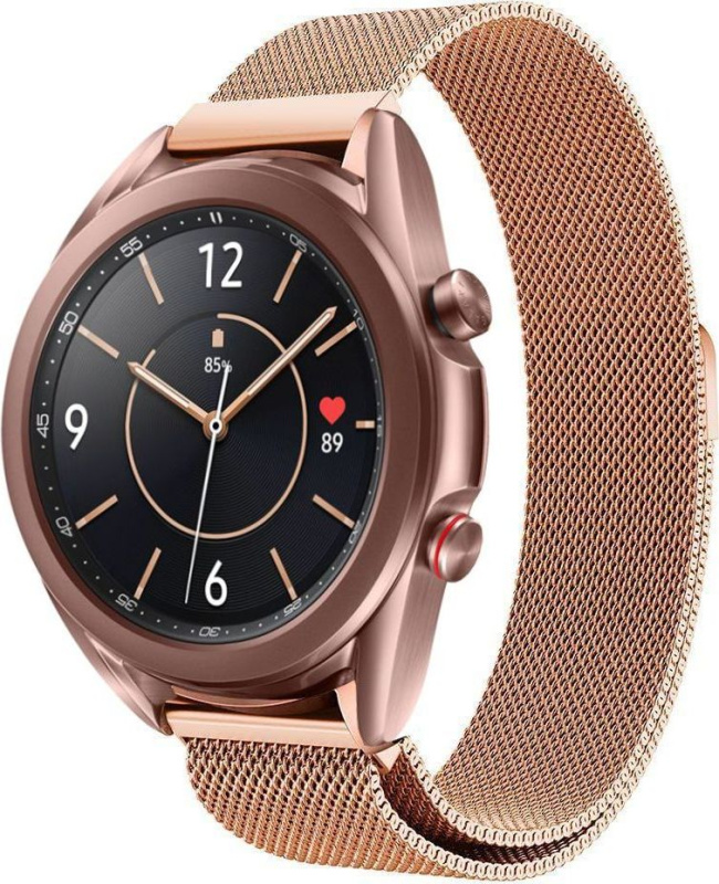 Tech-Protect Řemínek pro Samsung Galaxy Watch 41mm - Tech-Protect, Milaneseband Rose
