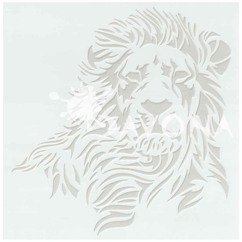 Creatissimo Plastová šablona 20 × 20 cm Lev