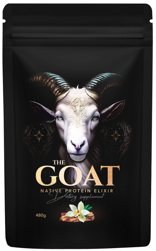 GOAT (nativní kozí protein) 480g, super vanilla