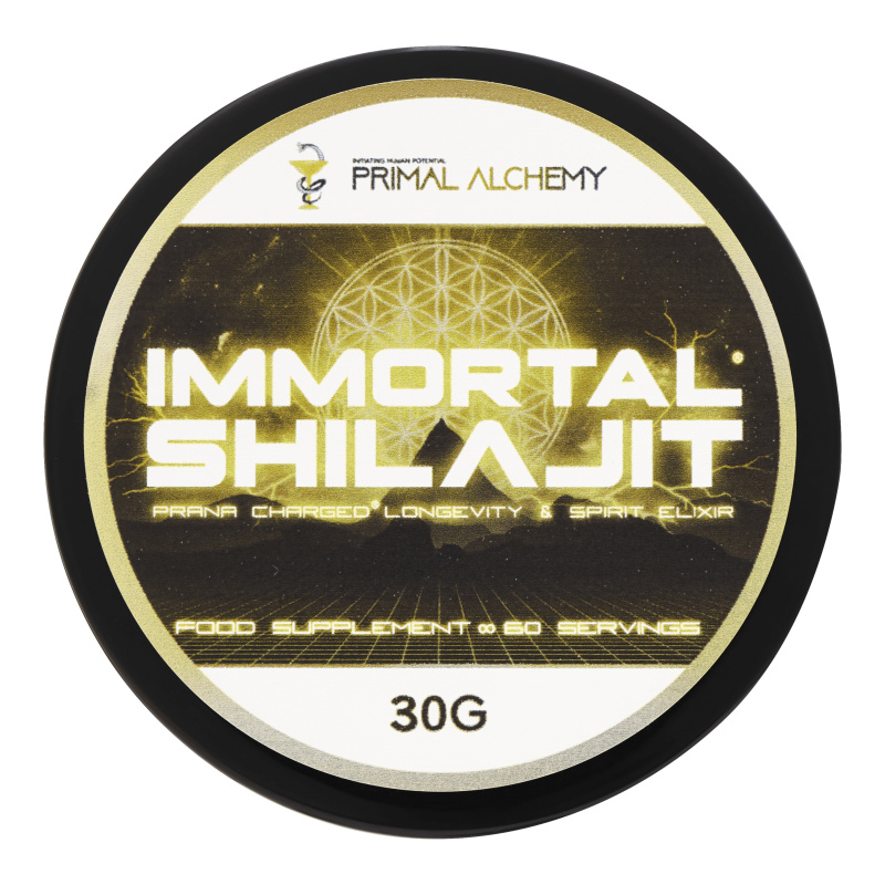 Primal Alchemy Immortal Shilajit Hmotnost: 30 gramů