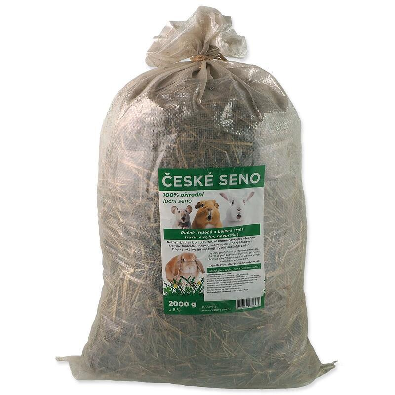 Seno české přírodní luční 2 kg