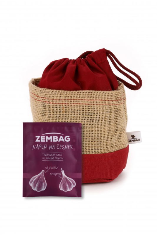 ZEMBAG na 0,75 kg česneku, bordó