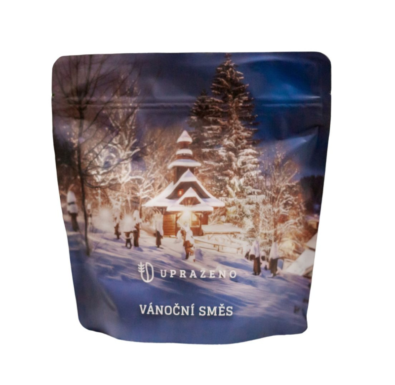 Upraženo Vánoční směs pražená zrnková káva 250 g