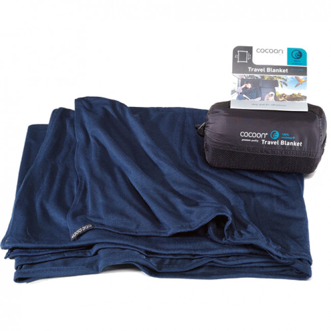 Cocoon Travel Blanket, cestovní deka, námořnická modrá