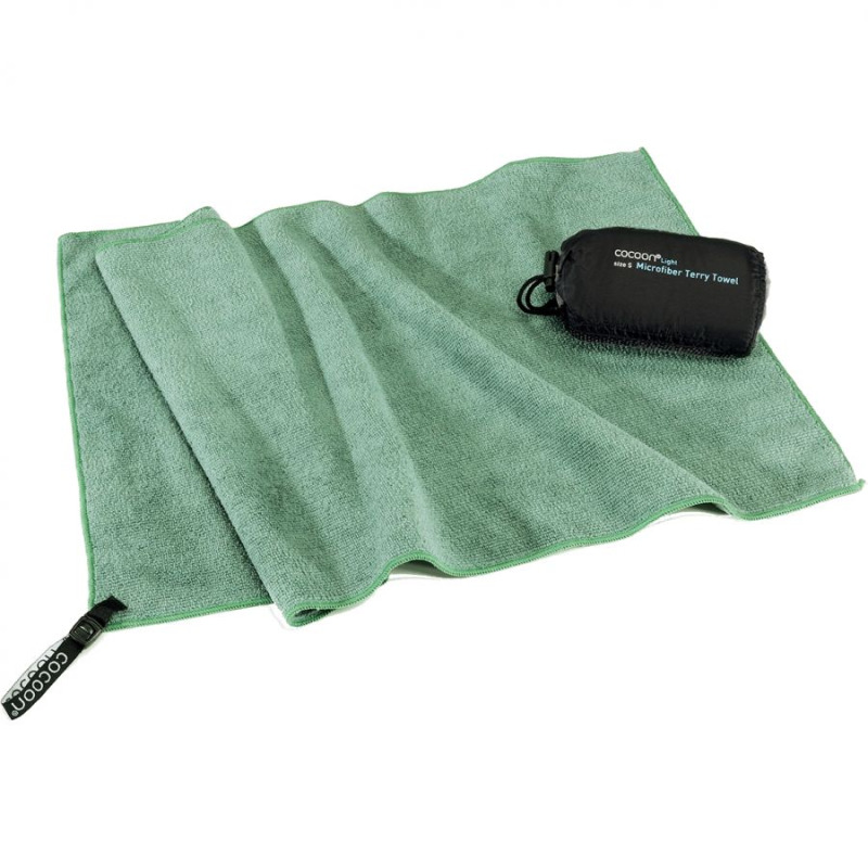 Cocoon Terry Towel Light, mikrovláknový ručník, bambusově zelená
