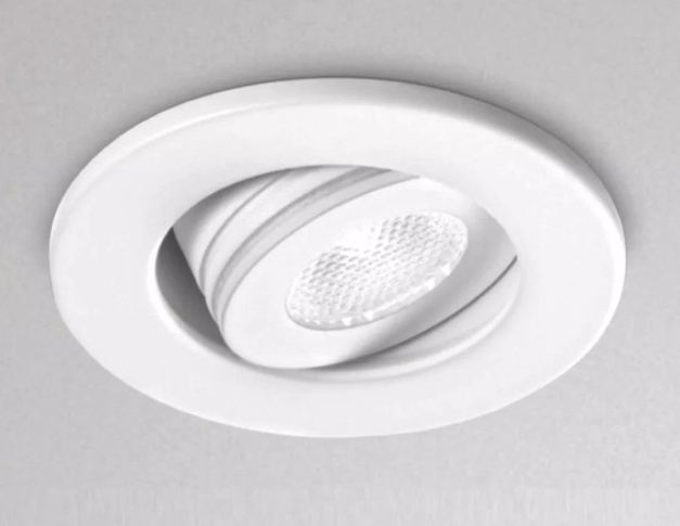 Gea Luce Bodové nastavitelné svítidlo Elara, 3W, kulaté Teplota světla: Neutrální bílá - 4000K