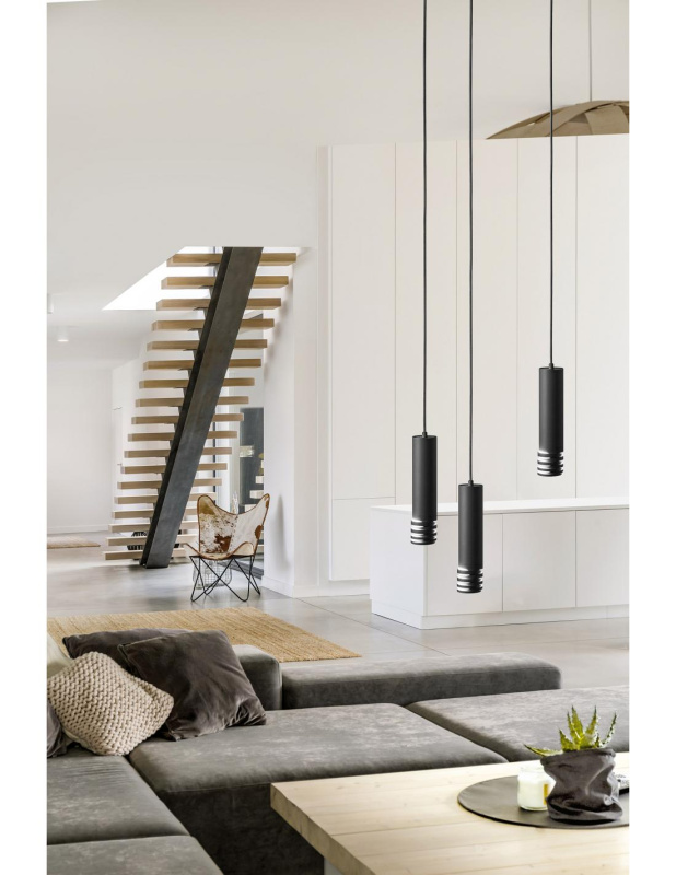 Designové závěsné svítidlo Gea Luce Emily Barva: Černá