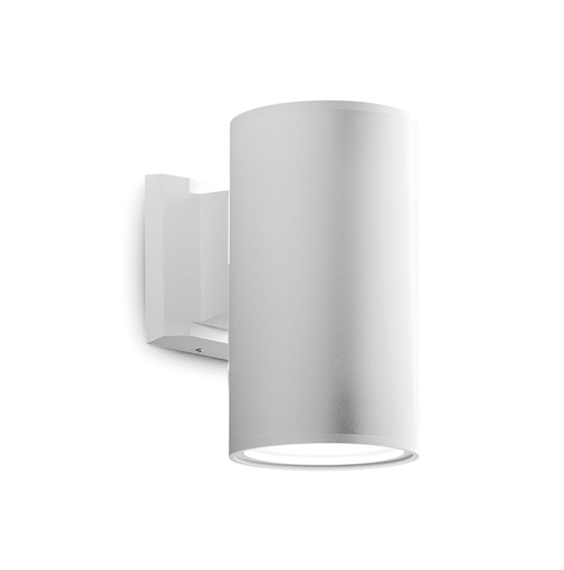 Gea Luce Venkovní nástěnné svítidlo Amon RM, 1xE27, IP65, ø 10,8cm Barva: Bílá