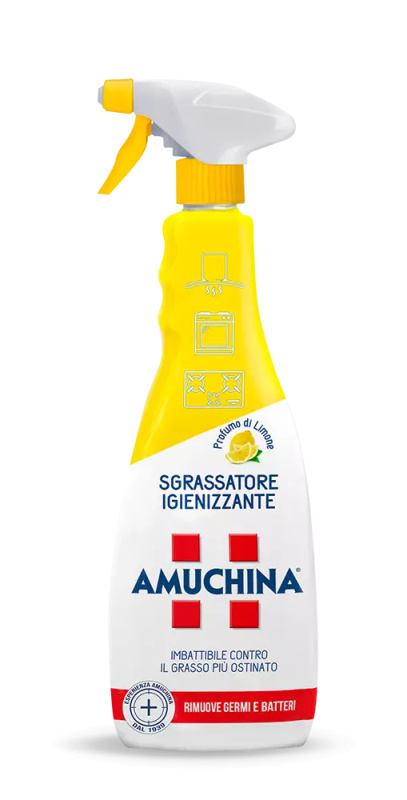 Amuchina dezinfekční odmašťovač pro kuchyně (sgrassatore igienizzante) 750ml