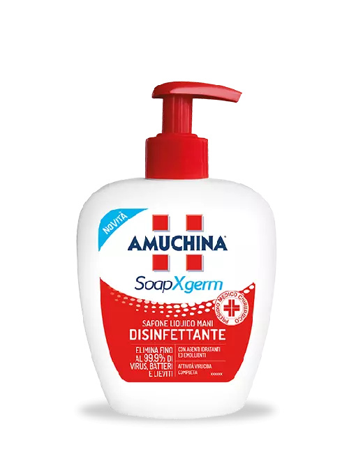 Amuchina tekuté dezinfekční mýdlo (Soap Xgerm liquido Mani Disinfettante) 250ml