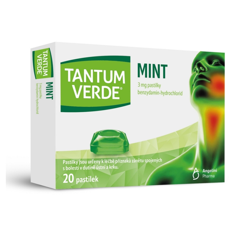 TANTUM VERDE MINT 3MG pastilka 20