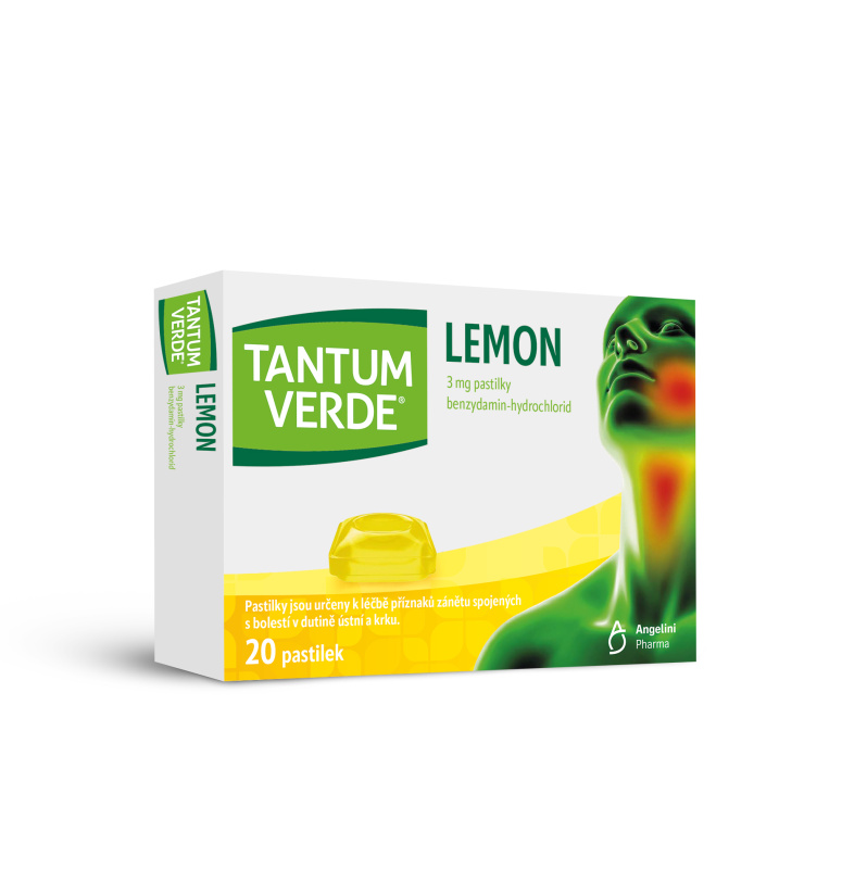 TANTUM VERDE LEMON 3MG pastilka 20