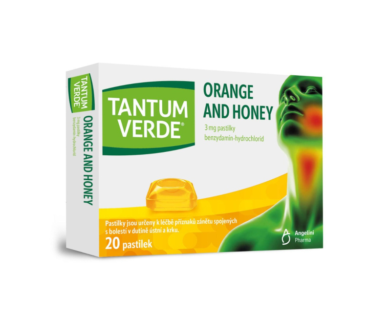 TANTUM VERDE ORANGE AND HONEY 3MG pastilka 20