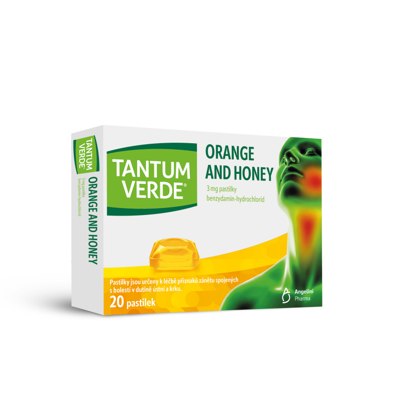 TANTUM VERDE ORANGE AND HONEY 3MG pastilka 20