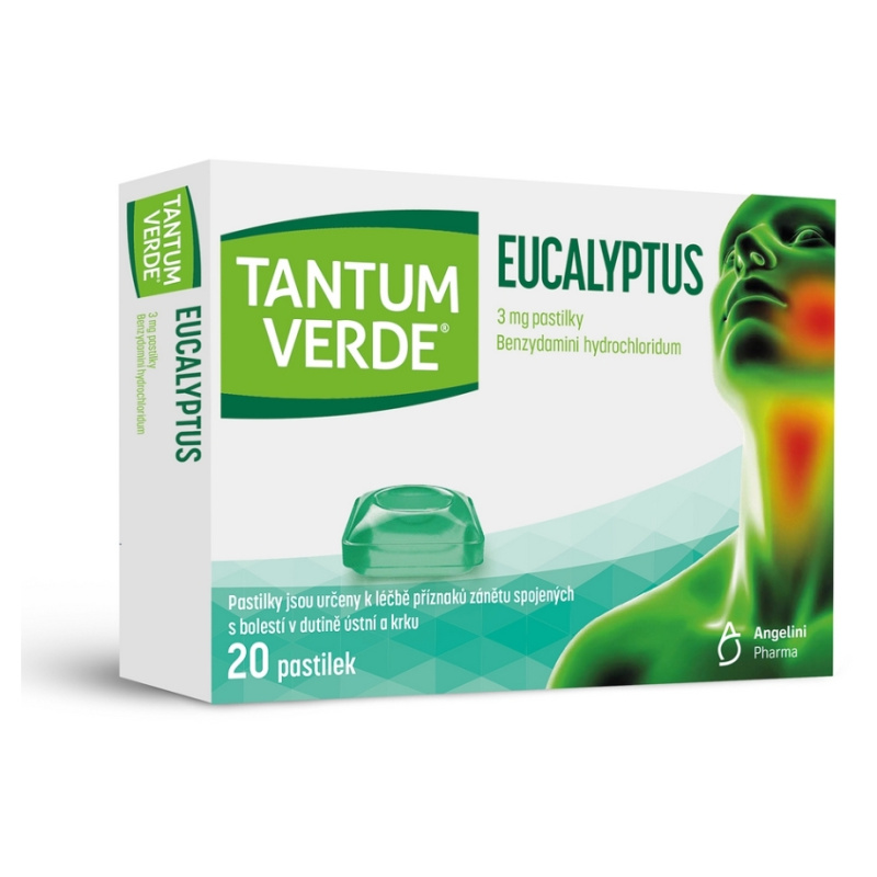 TANTUM VERDE EUCALYPTUS 3MG pastilka 20
