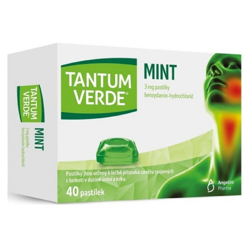 TANTUM VERDE MINT 3MG pastilka 40