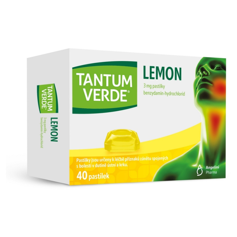 TANTUM VERDE LEMON 3MG pastilka 40