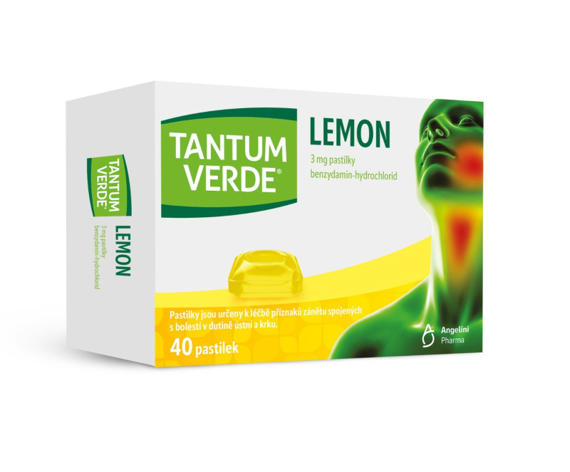 TANTUM VERDE LEMON 3MG pastilka 40
