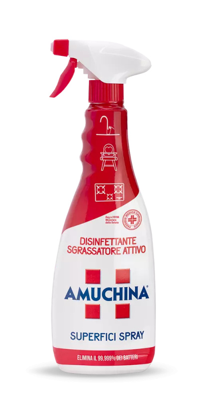 Amuchina dezinfekční sprej na povrchy (desinfettante sgrassatore attivo) 750ml
