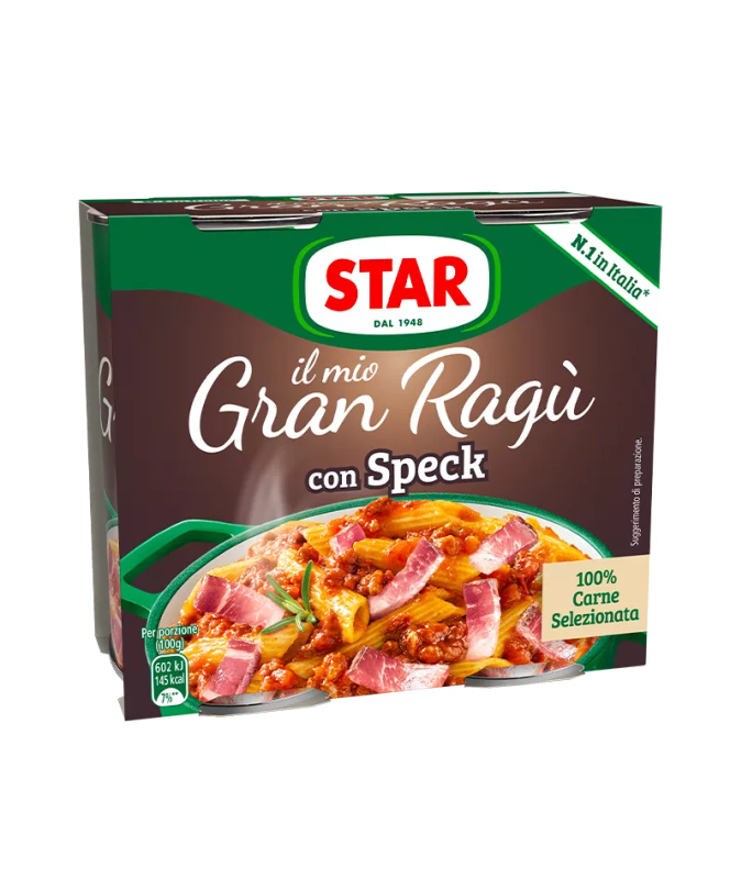 Star Gran Ragú se špekem (Speck) 2x180g