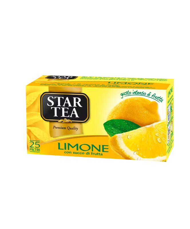 Star Tea čaj černý s citronem (Tea Limone) 25 sáčků 40g