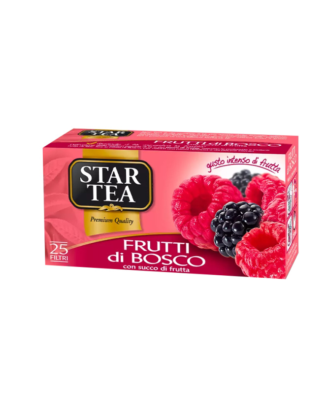 Star Tea čaj černý s lesními plody (Tea Frutti di Bosco) 25 sáčků 40g