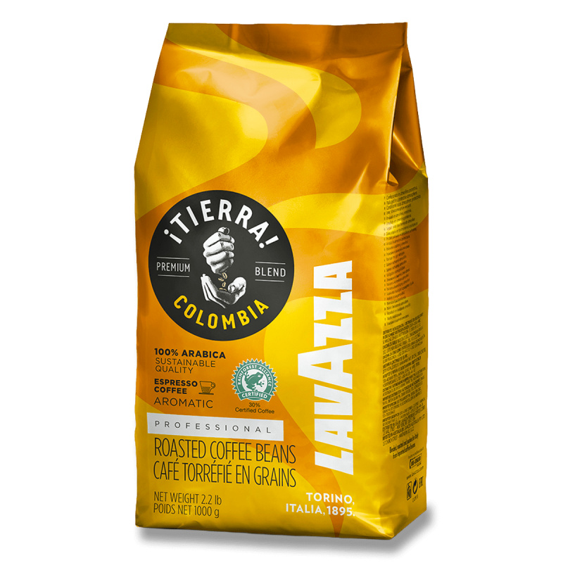 Lavazza ¡Tierra! Colombia Professional 100% Arabica - zrnková káva - 1 kg