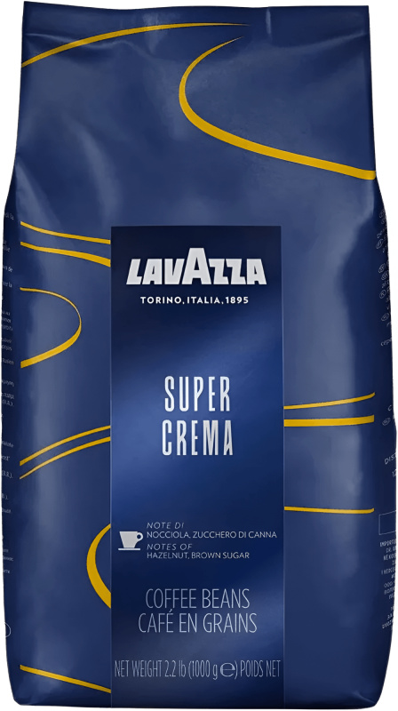 Zrnková káva Lavazza - Super Crema, 1 kg