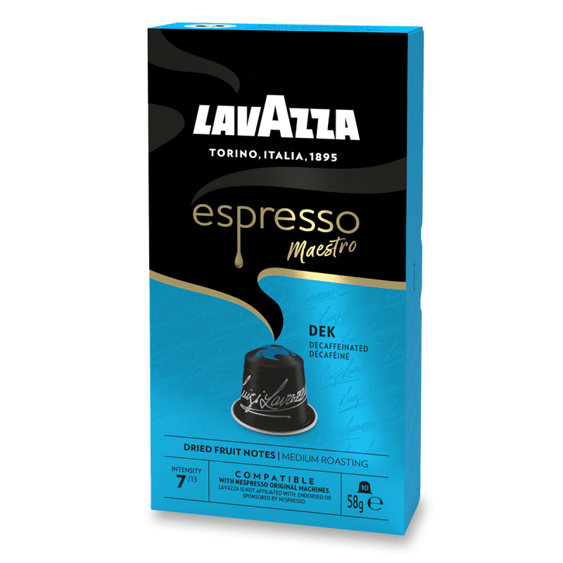 Lavazza Espresso DEK - kávové kapsle - 10 kapslí