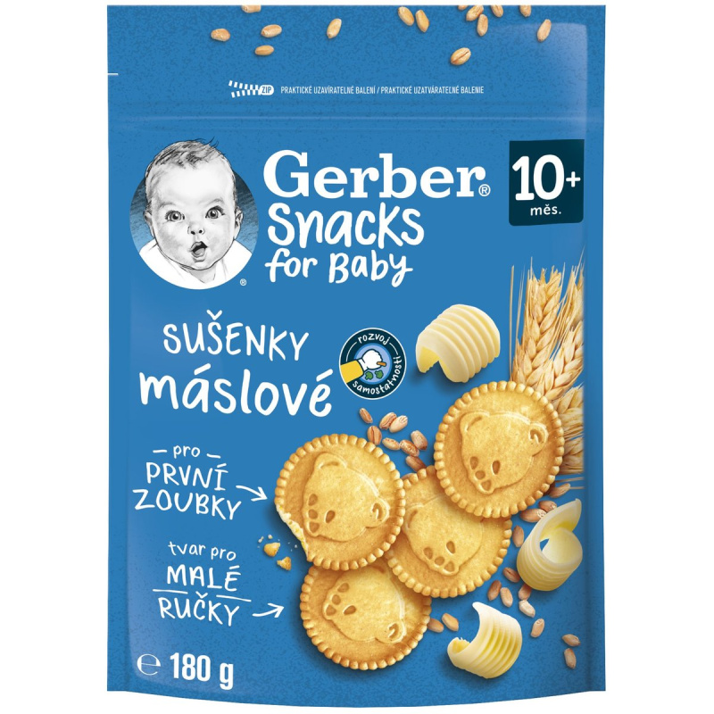 Gerber Snacks máslové sušenky
