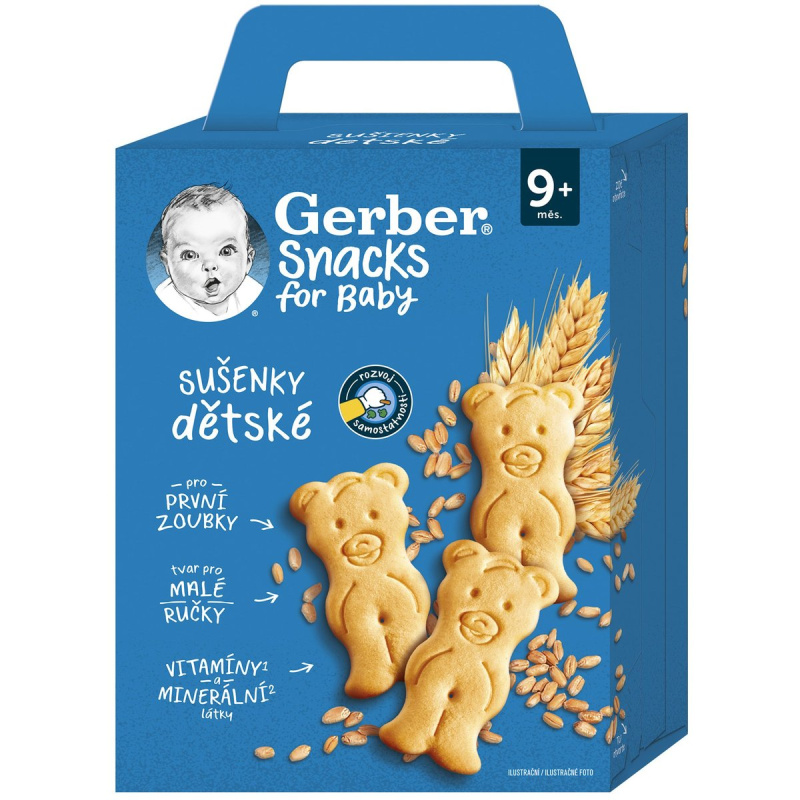 Gerber Snacks dětské sušenky
