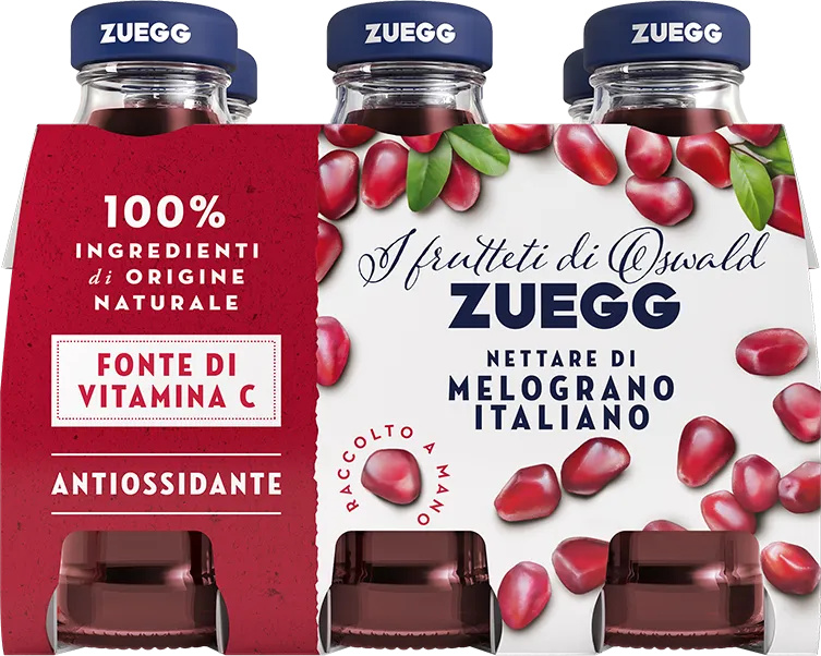 Zuegg nektar z granátového jablka (Nettari Melograno) 6x125ml