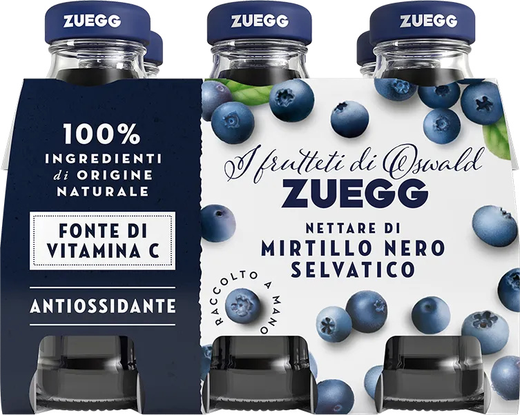 Zuegg nektar z borůvek (Nettari Mirtillo) 6x125ml