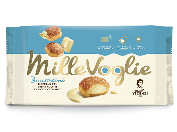 Vicenzi MilleVoglie s krémem z bílé čokolády (crema al late) 100g