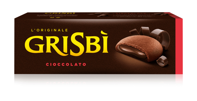 Grisbì Grisbi sušenky plněné čokoládovým krémem (Cioccolato) 135g