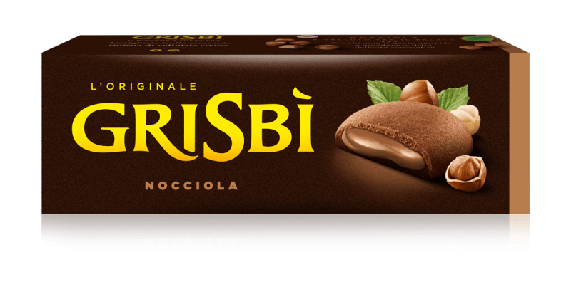 Grisbì Grisbi sušenky plněné lískooříškovým krémem (Nocciola) 135g