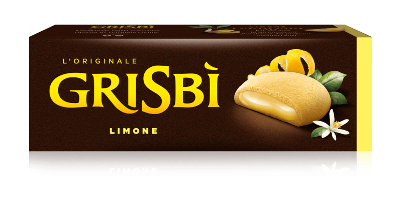 Grisbì Grisbi sušenky plněné citronovým krémem (Limone) 135g