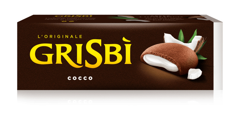 Grisbì Grisbi sušenky plněné kokosovým krémem (Cocco) 135g