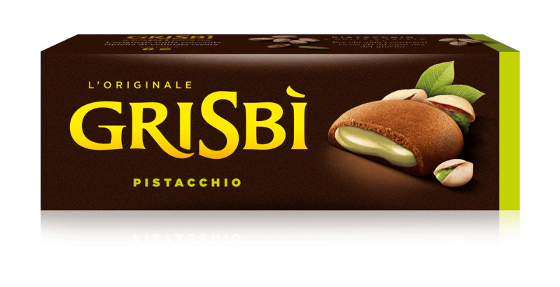 Grisbì Grisbi sušenky plněné pistáciovým krémem (Pistacchio) 135g