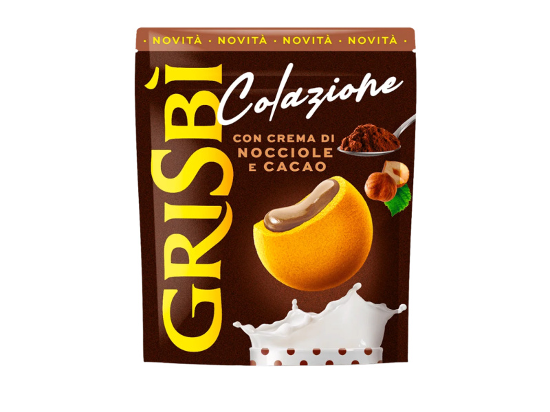 Grisbì Grisbi sušenky s kávovým krémem a lískovými ořechy (Crema di Nocciole) 225g