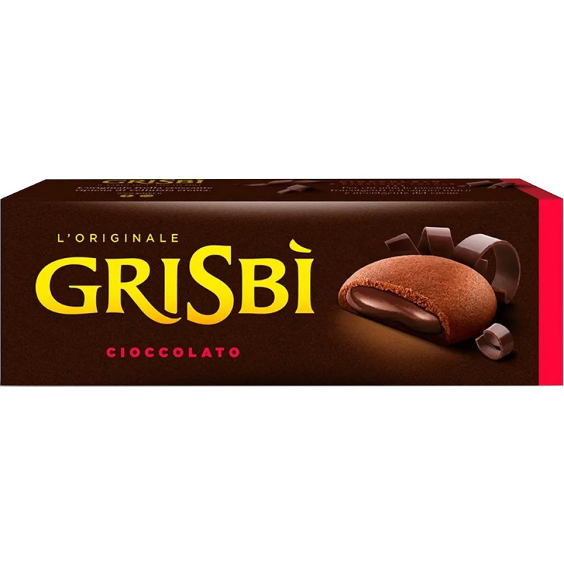 Vicenzi Grisbi Cioccolato italské piškoty s čokoládovou náplní
