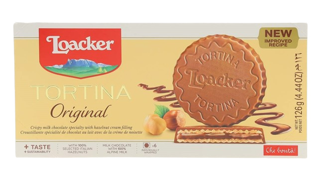 Loacker Oříšková tartaletka (Tortina original 3x21g) 63g